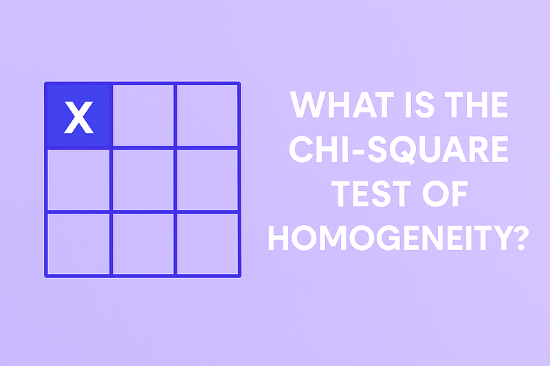 Ch--square test homogeneity