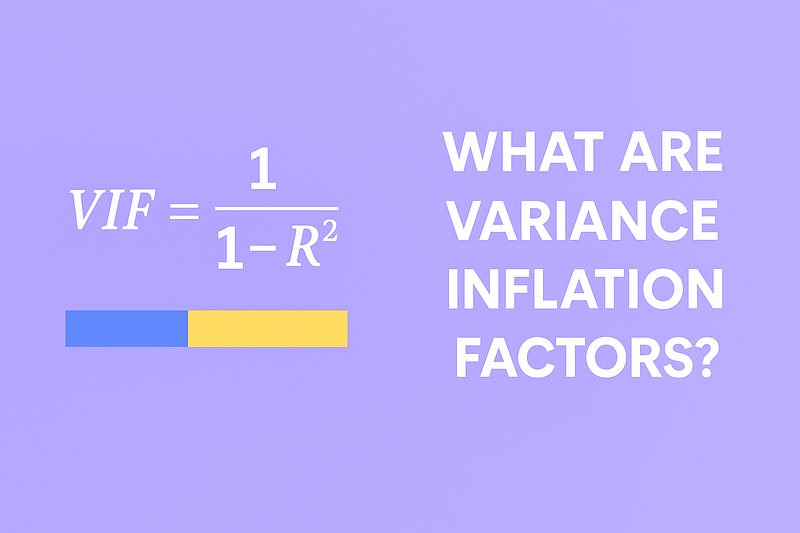 variance inflation factors