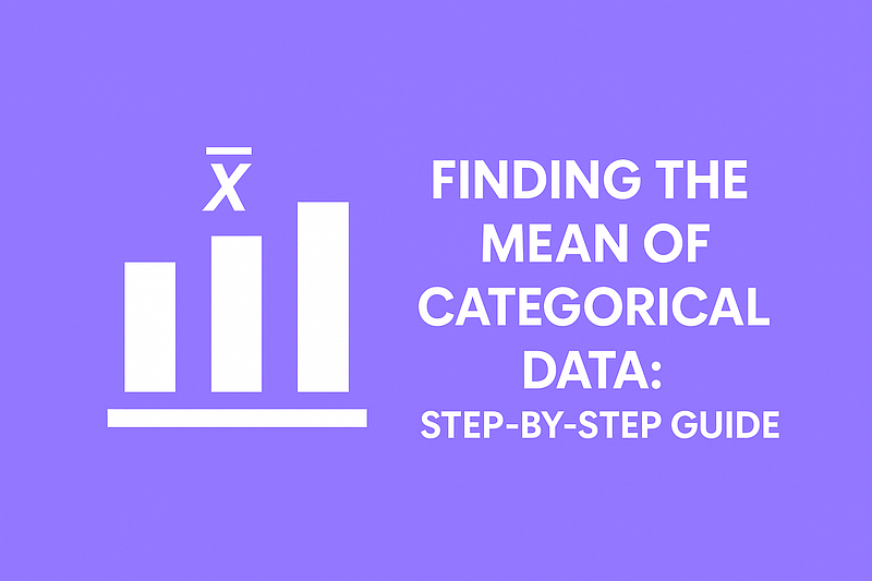 mean of categorical data image