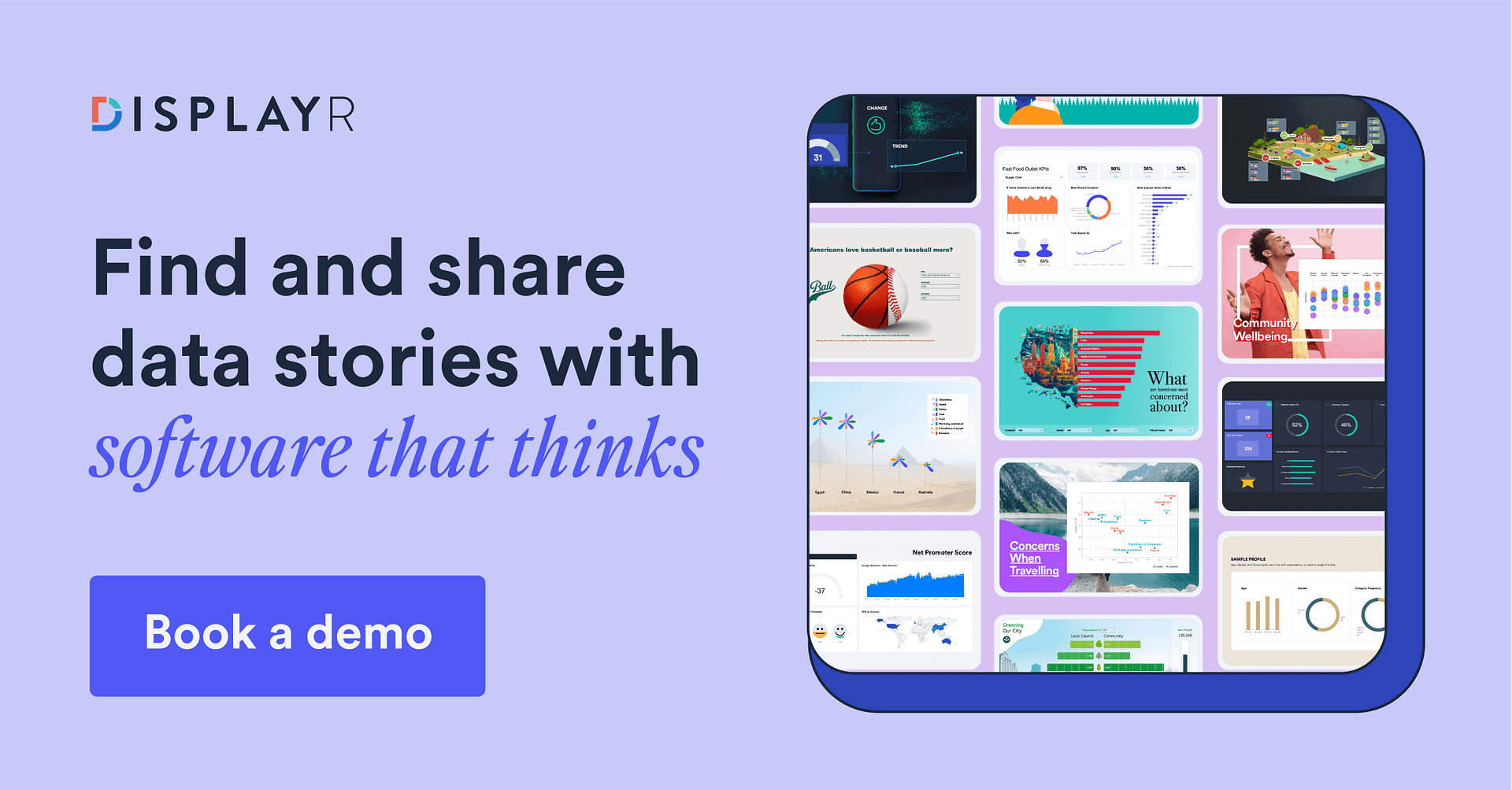 Quickly find and share meaningful data stories